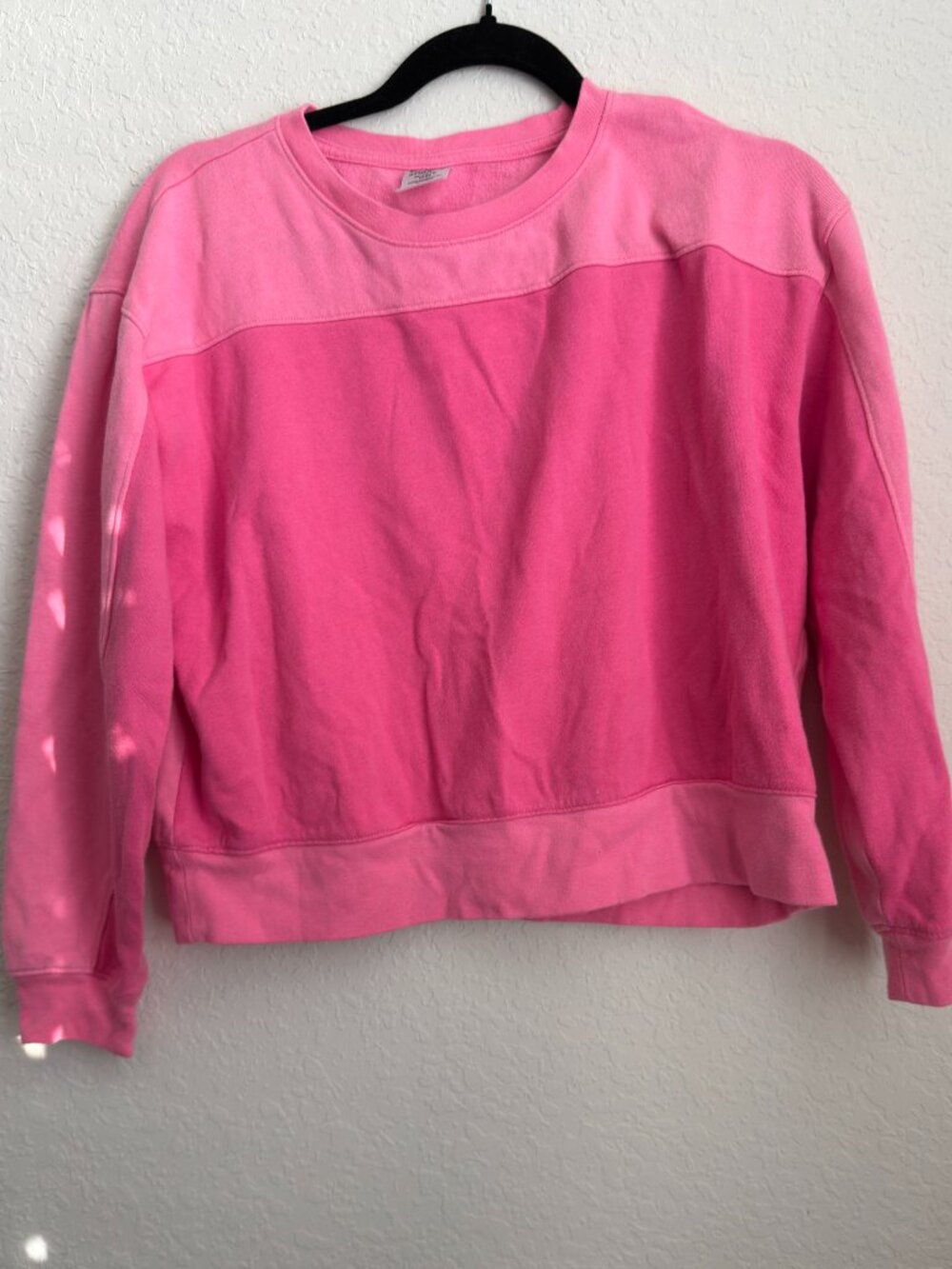 Athletic Works Girls XL 14-16 Plus Pink Crewneck Sweatshirt. (G)